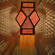Decorative Mangal Akash Kandil – Handmade Bamboo Hexagonal Diwali Lamp
